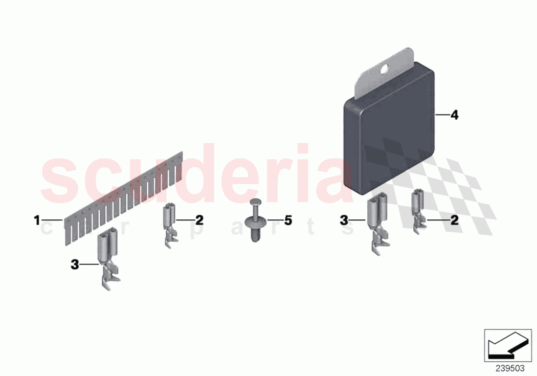 Various comb type connectors of Rolls Royce Rolls Royce Phantom RR11(2017-2023)