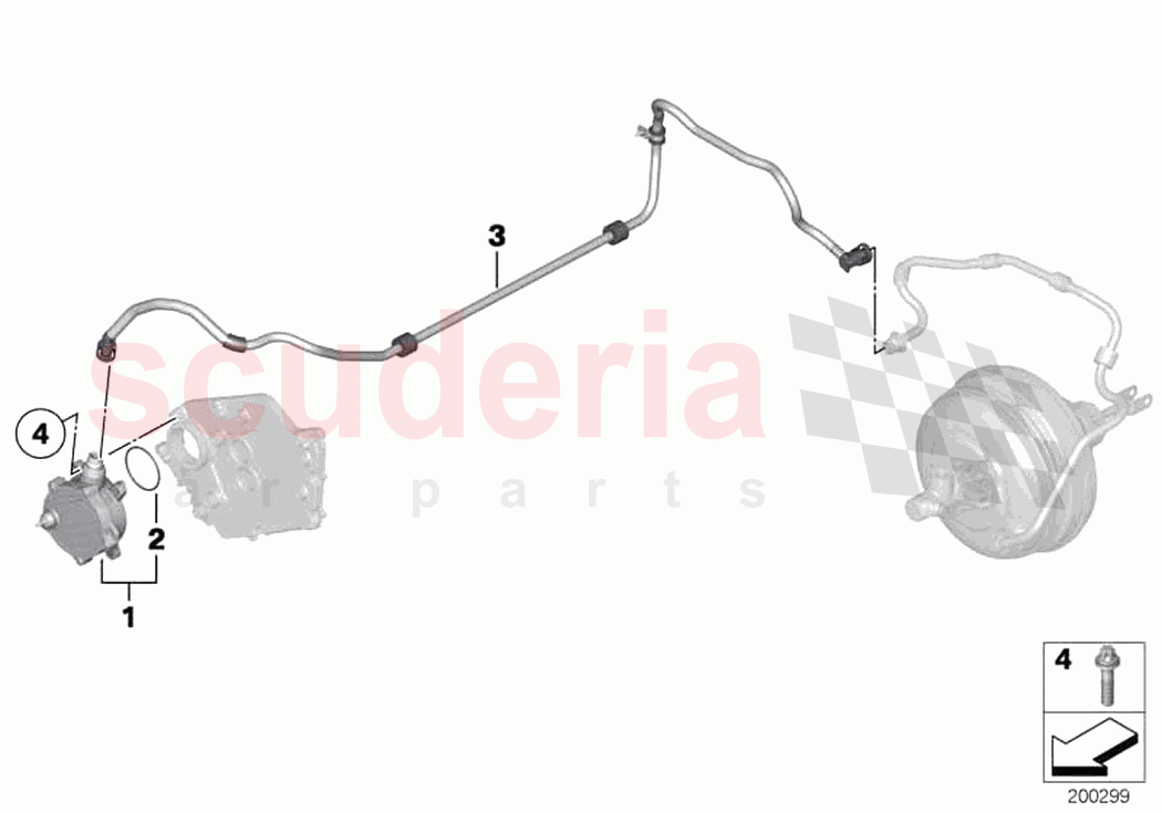 Vacuum pump with tubes of Rolls Royce Rolls Royce Wraith RR5(2017-2023)