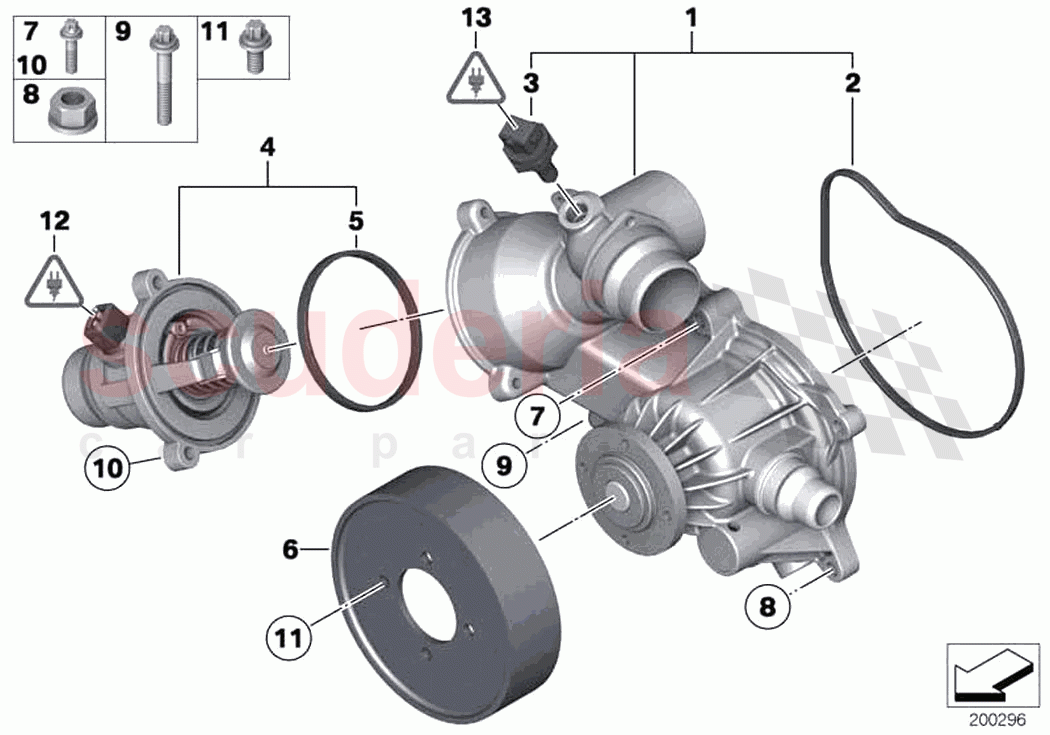 Waterpump Thermostat of Rolls Royce Rolls Royce Wraith RR5(2017-2023)
