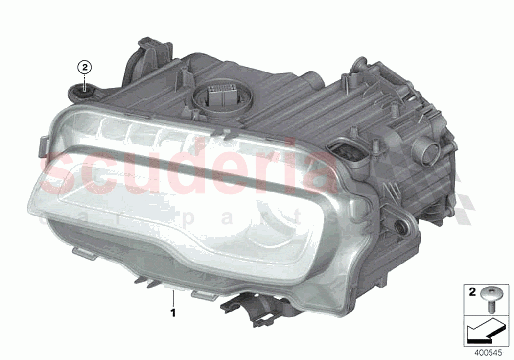 Headlight of Rolls Royce Rolls Royce Wraith RR5(2017-2023)