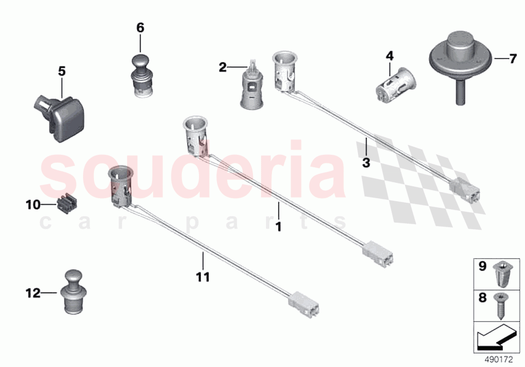 Cigarette lighter sockets of Rolls Royce Rolls Royce Wraith RR5(2017-2023)