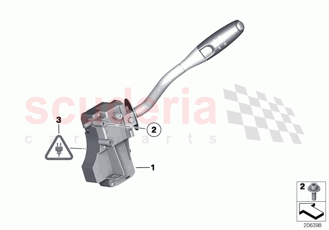 Gear selector switch of Rolls Royce Rolls Royce Wraith RR5(2017-2023)