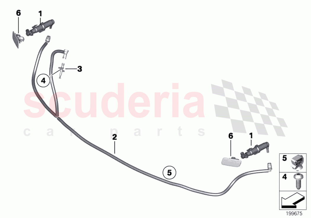 Headlight cleaning system of Rolls Royce Rolls Royce Wraith RR5(2017-2023)