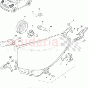 Cover, Headlamp, LHS for 