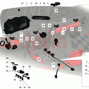 LH POWER WINDOW BUTTON for 