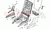 SITZ- UND LEHNENRAHMEN, VERKLEIDUNG - RÌCKSITZ, (2. SITZREIHE), D - MJ 2018>>