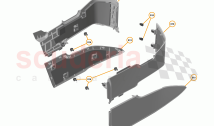 49 - INTERIOR SYSTEMS - 49.6 - TUNNEL CONSOLE - HVAC SHROUDS