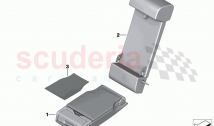 Rear seat centre armrest basic seat