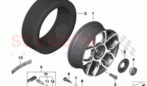 Light alloy wheel styling 767
