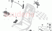 Seat rear electrical system and drives