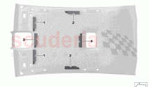 Light module starlight headliner