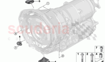 Transmission mounting parts