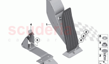 Acceleration accelerator pedal module