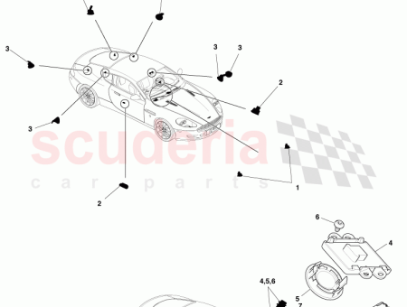 Photo of LAMPE FUSSRAUM INNEN 8D33 13K705…