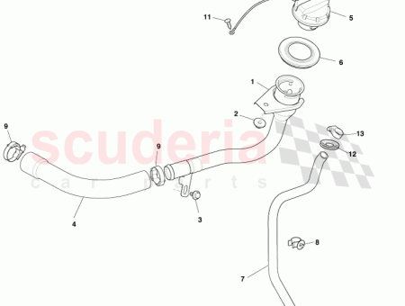 Photo of SCHLAUCH KRAFTSTOFFTANKEINF LLSTUTZEN DG43 9047…