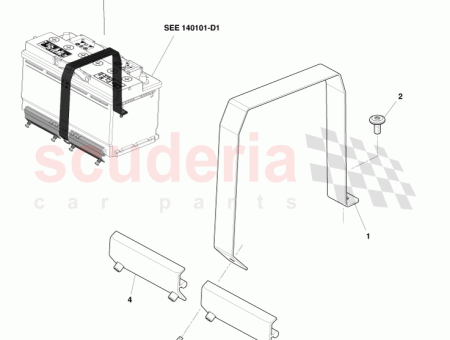 Photo of BATTERIEKLAMMER HALTERUNG 6G33 10A786…