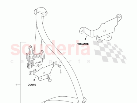 Photo of MONTAGEHALTERUNG VORDERSITZGURT VOLANTE LINKE SEITE 4G43 60259…
