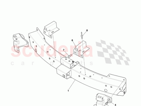 Photo of HALTERUNG STOSSF NGERTR GER VORNE CG43 17753…