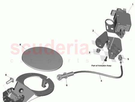 Photo of HALTERUNG MONTAGE KRAFTSTOFFSCHLOSS CD33 9N447…