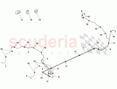Photo of KLAMMER BREMSLEITUNG DOPPELT 4G43 ANR5999…