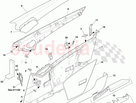 Photo of VERKLEIDUNGSTEIL T RVERKLEIDUNG LINKE SEITE 6G33 23929…