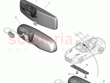 Photo of ABSTANDHALTER INNENSPIEGEL AG33 L16K695…