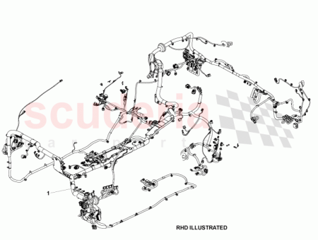 Photo of KABELBAUM KABINE KONV RECHTSLENKER ALPINE ANZEIGEN CG43 14A005…