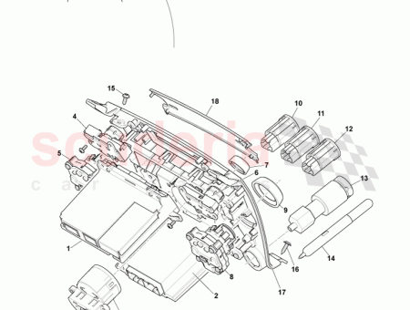 Photo of SCHALTERHAUPTTEIL ALUMINIUM 8D33 13D734…