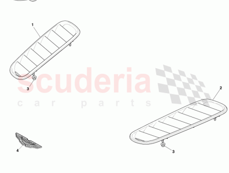 Photo of K HLERJALOUSIE MOTORHAUBE RECHTS AD43 16C692…