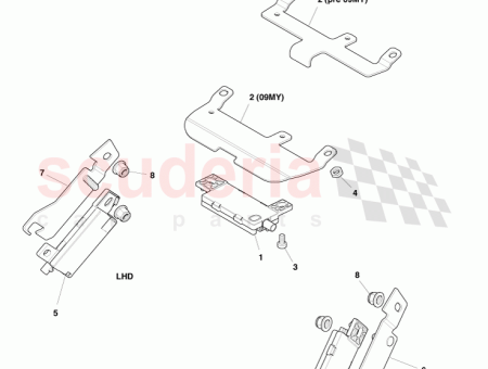 Photo of HEADER POD HALTERUNG 6G33 18C987…