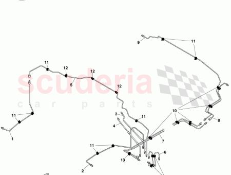 Photo of SCHLAUCHBAUGRUPPE HINTERRADBREMSE LINKE SEITE 8D33 2268…