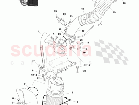 Photo of HALTERUNG LUFTFILTER AUSSEN…