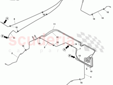 Photo of BREMSLEITUNG HINTEN RECHTS C 12023 03 7050…