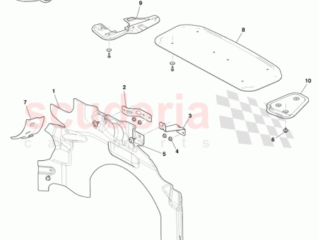 Photo of SCHILDHALTERUNG HALTERUNG GERADE AD43 12070057…