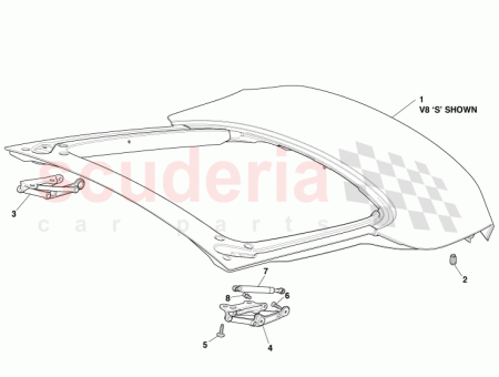 Photo of MONTAGE DECKLID GLSS LA GD2Y 40110…