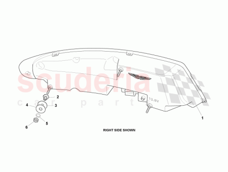 Photo of R CKLICHT BAUGRUPPE RECHTS DG33 13404…