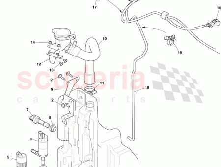 Photo of HALTERUNG EINF LLSTUTZEN SCHEIBENWASCHANLAGE DG43 17C625…