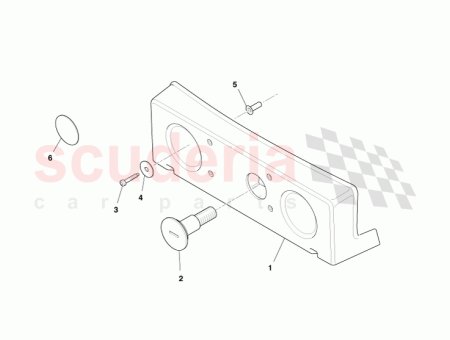 Photo of BEFESTIGUNGSKIT NUMMERNSCHILDSOCKEL VORNE 4G43 17C833…
