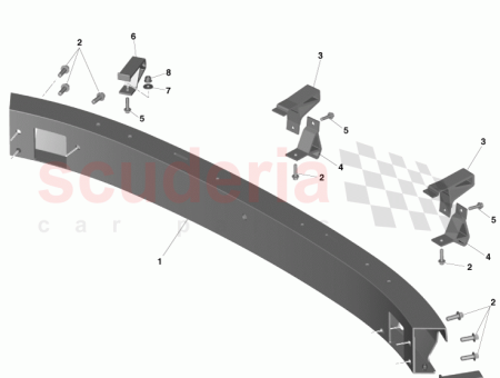 Photo of STOSSD MPFER STOSSSTANGE HINTEN ISOLATOR OBEN CD33 17C910…