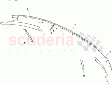 Photo of DECKLID FINISHER CENTER AD43 13554…