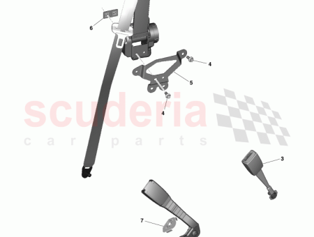 Photo of SICHERHEITSGURT VORNE BEIFAHRER CD33 611B69…