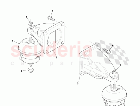 Photo of MONTAGE AM GETRIEBEHALTER RECHTE SEITE AUTO 9D33 7M125…