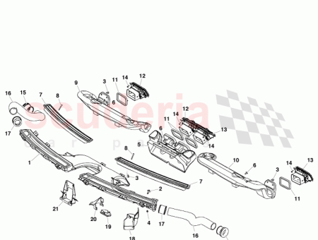Photo of KLIMAANLAGEN FUSSRAUMKANAL RECHTE SEITE RECHTSLENKER BAUGRUPPE 4G43 014K00…