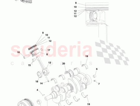 Photo of RING SATZ EINZEL KOLBEN 6G43 02…