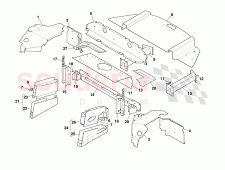 Photo of VERKLEIDUNG HINTERE BODENSEITE AUSSEN RECHTS 9G43 L10514…