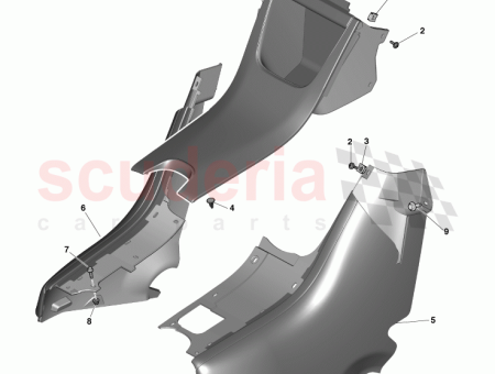 Photo of VERKLEIDUNG MITTE VERKLEIDUNG HINTEN CD33 045E23…