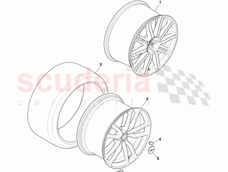 Photo of RAD HINTEN 20 ZOLL DIAMANTGEDREHT SCHWARZ BD33 1007…