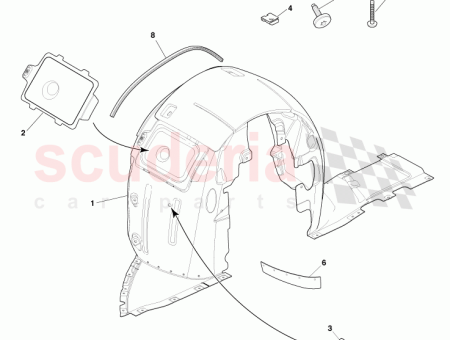 Photo of RADLAUFVERKLEIDUNG VORNE RECHTS 9G43 166562…