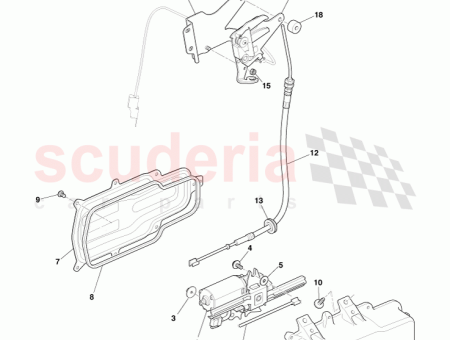 Photo of MONTAGEPLATTE TONNEAU VERRIEGELUNG RECHTE SEITE ED33 L43160…