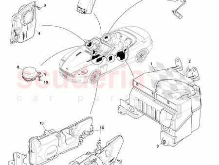 Photo of LAUTSPRECHER HINTEN RECHTE SEITE VOLANTE 9D33 46684…
